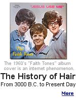The hair styles on the 1960's ''Faith Tones'' album are being discussed all over the internet. The same may be true of our present hair styles when viewed 50 years in the future.